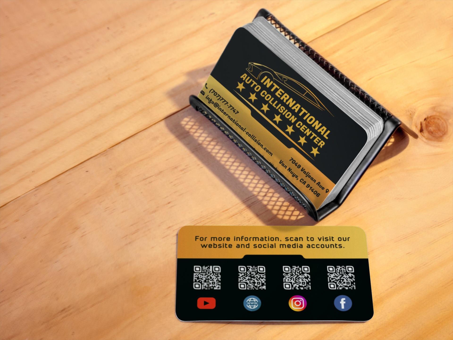 Business card example